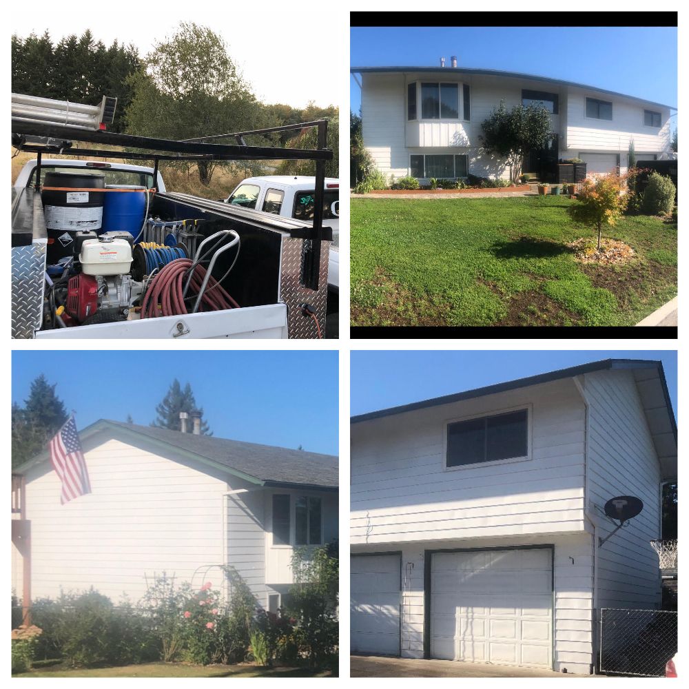 House walkway and driveway cleaning in scappoose or