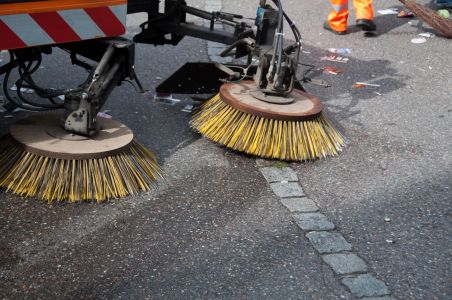 City street cleaning