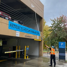 Commercial-parking-structure-cleaning-softwash-pressure-wash-in-Portland-OR 5